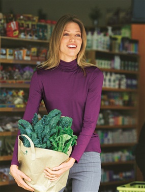 Unbranded Long-Sleeved Roll-Neck T-Shirt