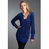 Unbranded Long Sparkle Stripe Cardigan - Ultra-marine