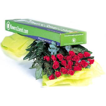 Roses and fragrant eucalyptus, sumptuously gift-wrapped