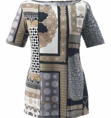 Unbranded Longer Length Print Top