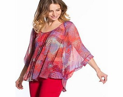 Unbranded Loose Fit Printed Blouse
