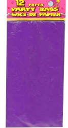 Loot bag - paper - purple