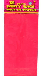 Loot bag - paper - red