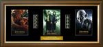 Unbranded LOTR - The Return Of The King (Series 3) - Trio Film Cell: 245mm x 540mm (approx). - black frame wit