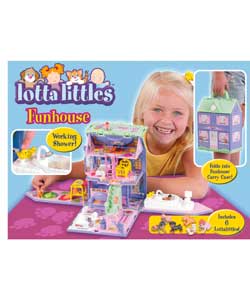 Lottalittles Dream House and 32 piece Pet Set