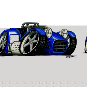 Lotus/Caterham S 7 - Blue Kids T-shirt