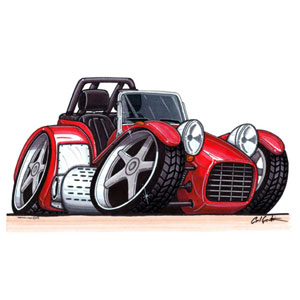 Unbranded Lotus/Caterham S7 - Red T-shirt