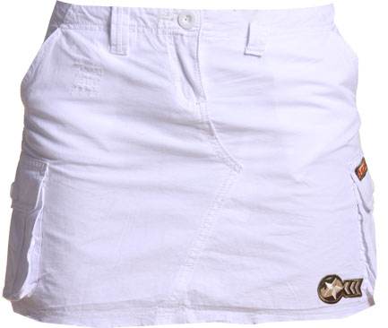 Unbranded Louise canvas pleat skirt