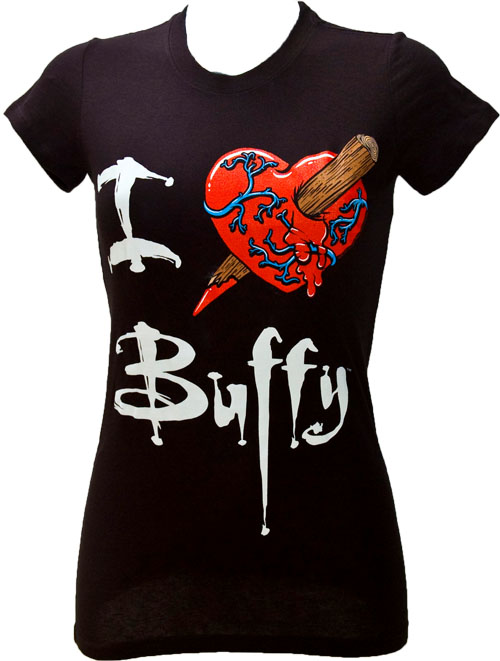 Unbranded Love Buffy Ladies Buffy The Vampire Slayer T-Shirt