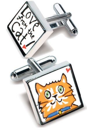 Unbranded Love from the Cat Cufflinks