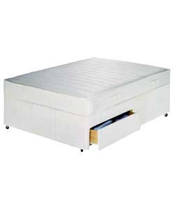 Love2Sleep Posture Springing Double Divan Latex - 2 Drawers