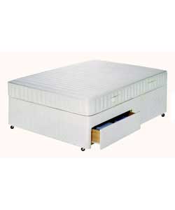 Love2Sleep Posture Springing King Size Divan Memory - 2 Drw