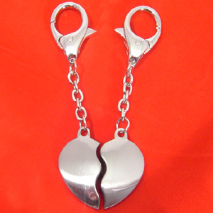 Unbranded Lovers Heart Keyrings