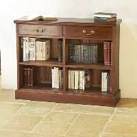 Low 2 Drawer Bookcase