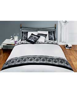Unbranded Lucca Embroidered Duvet Set- Super Kingsize