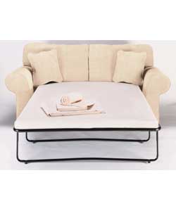 This classic scroll arm sofa is perfectly proporti