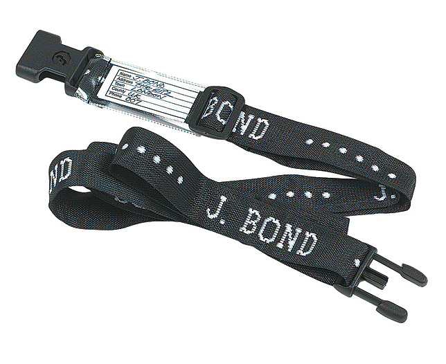 Unbranded Luggage Straps (2) Black Rigid