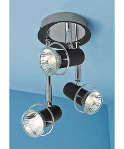 Lunar 3 Light Mini Plate Spotlight