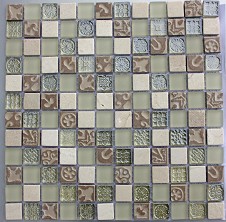 Unbranded Lux-006 Linen 25x25mm