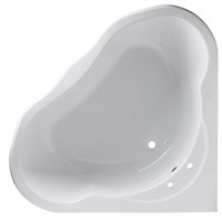 Luxury Corner Freestanding Bath (White)