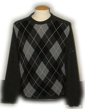 Lyle and Scott Golf Big Square Crew Neck Sweater