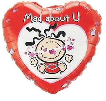 Mad About U 18 Foil Balloon In a Box