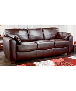 Unbranded Maddox Large Sofa - Chocolate