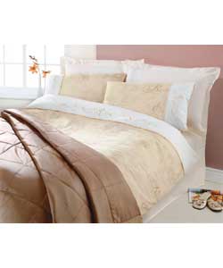 Madeira Double Duvet Cover Set - Natural