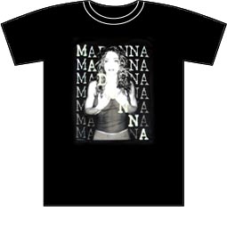 madonna - grey t shirt