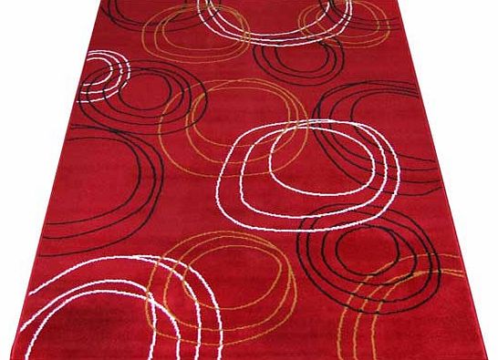 Maestro Buckley Rug - Red - 80 x 150cm