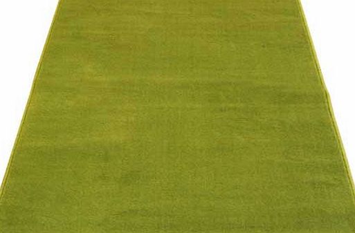 Unbranded Maestro Plain Green Rug - 60 x 110cm