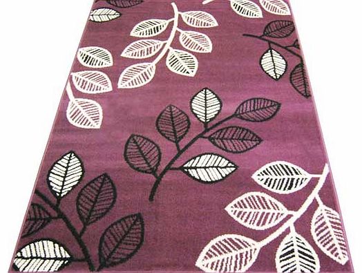 Great value spring leaf design rug will add a splash of design to any area of the home. Woven with a polypropylene pile. 100% polypropylene. Surface shampoo only. Size L170. W120cm. Weight 2.86kg. (Barcode EAN=5053095068054)