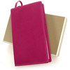 Unbranded Magenta Leather Journal Notebook