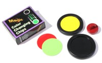 Change the black discs into colour discs using the magic of magnets.