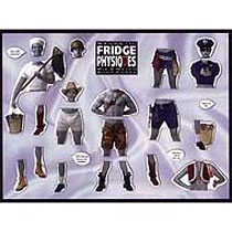 Unbranded Magnet Set - Physiques (police woman)