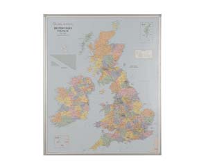Unbranded Magnetic drywipe UK county wall map