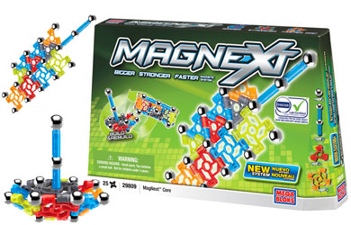 Construct with magnets in fab colours!