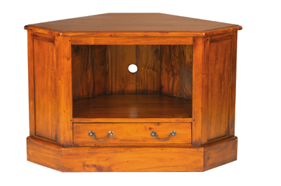 MAHOGANY TV UNIT CORNER