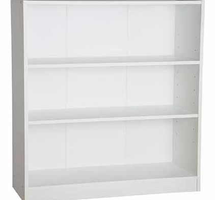 Unbranded Maine Small Extra Deep Bookcase - White