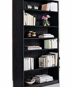 Unbranded Maine Tall and Wide Extra Deep Bookcase - Black