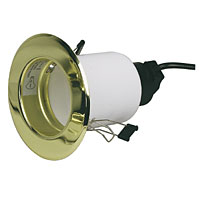 Mains Downlight R80 Brass 100W