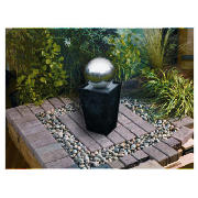 Unbranded Mains slate pillar stainless steel ball water