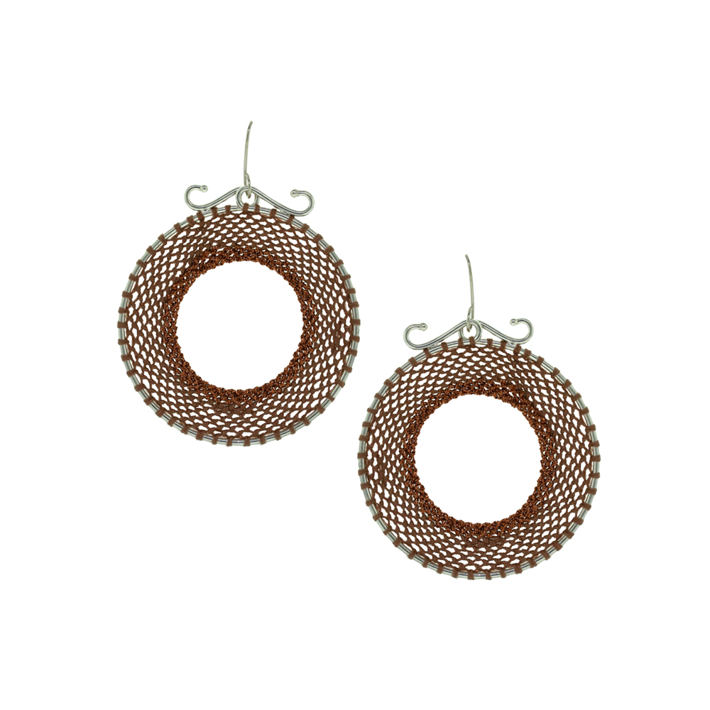 Unbranded Majorelle Earrings Tan/Peach
