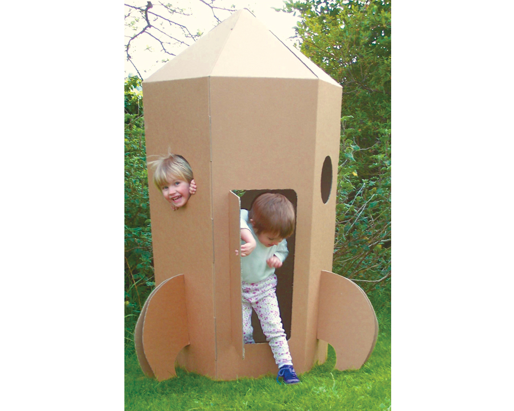 Unbranded Make Your Own Cardboard Rocket