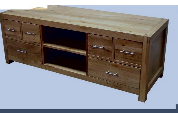 Unbranded Malano Oak Widescreen TV/DVD Cabinet