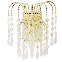 Malbay Single Wall Light Brass Plated