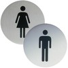 Male & Female Urban Steel bathroom Signs