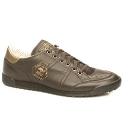 Unbranded Male Dassler Kletterer Leather Upper in Dark Brown, Stone