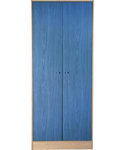 Unbranded Malibu 2 Door Wardrobe - Blue