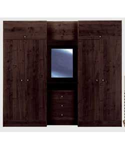 Unbranded Malibu 4 Door Large Fitment - Wenge